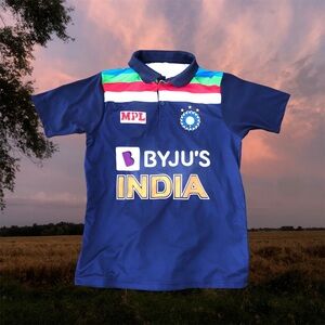 India cricket MS Dhoni #7 fan jersey